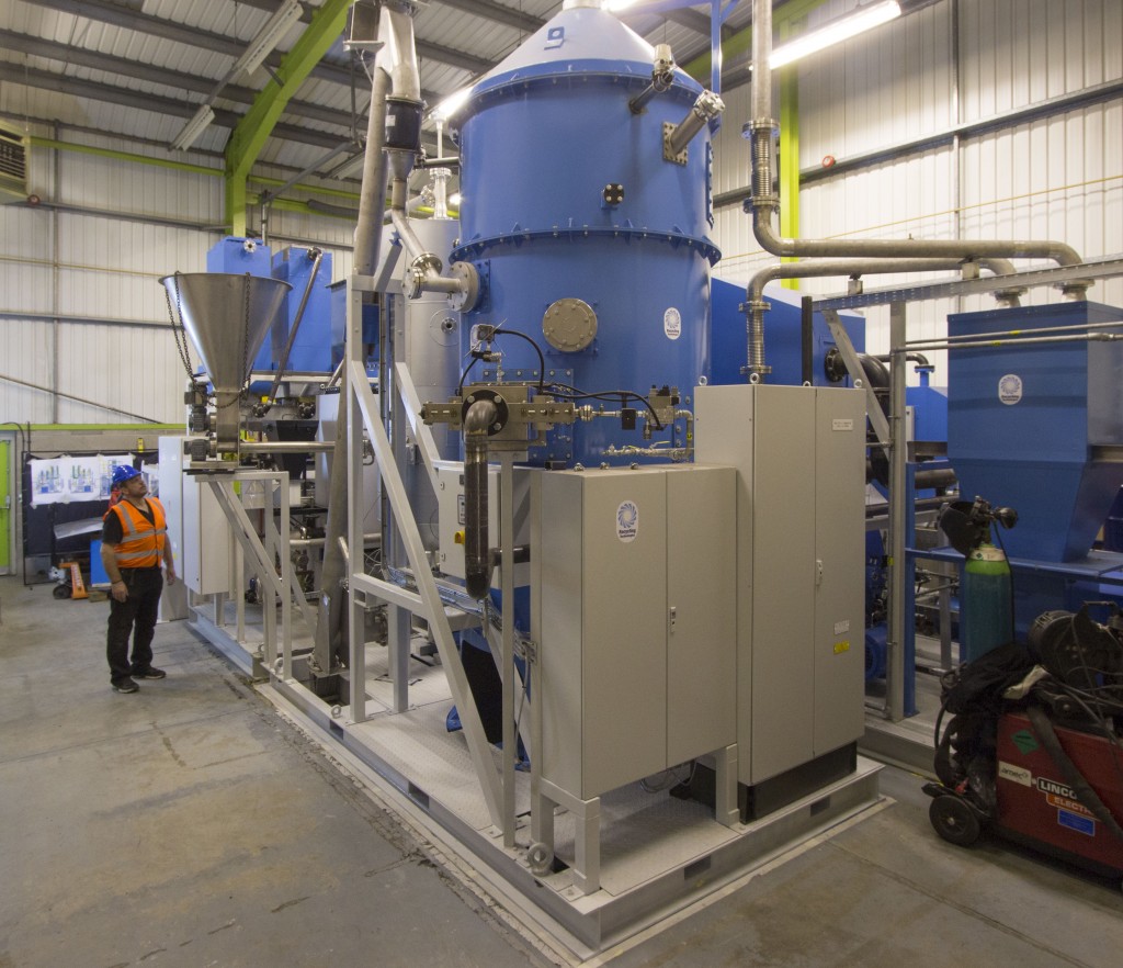 Recycling Technologies' pilot plant, the RT700.