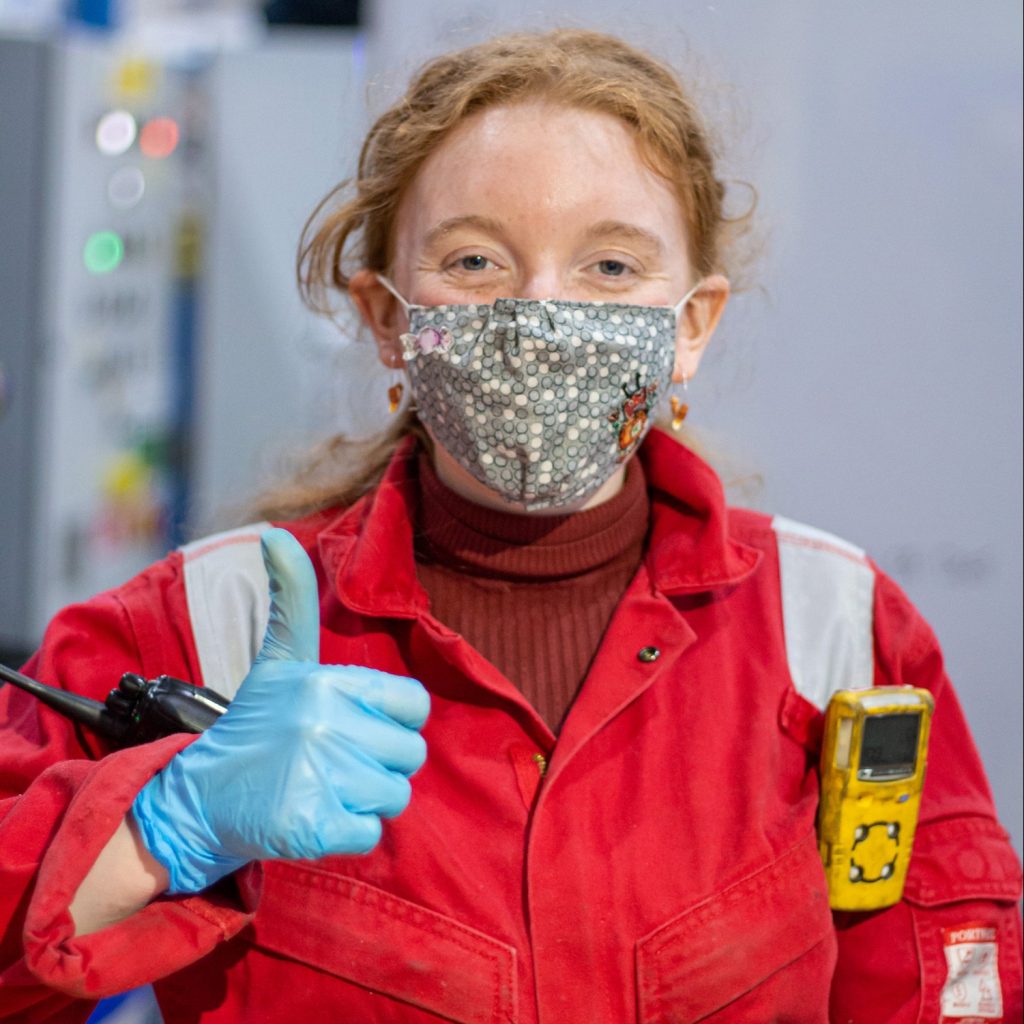 Sustainability: Team - photo of a happy engineer working for Recycling Technologies
